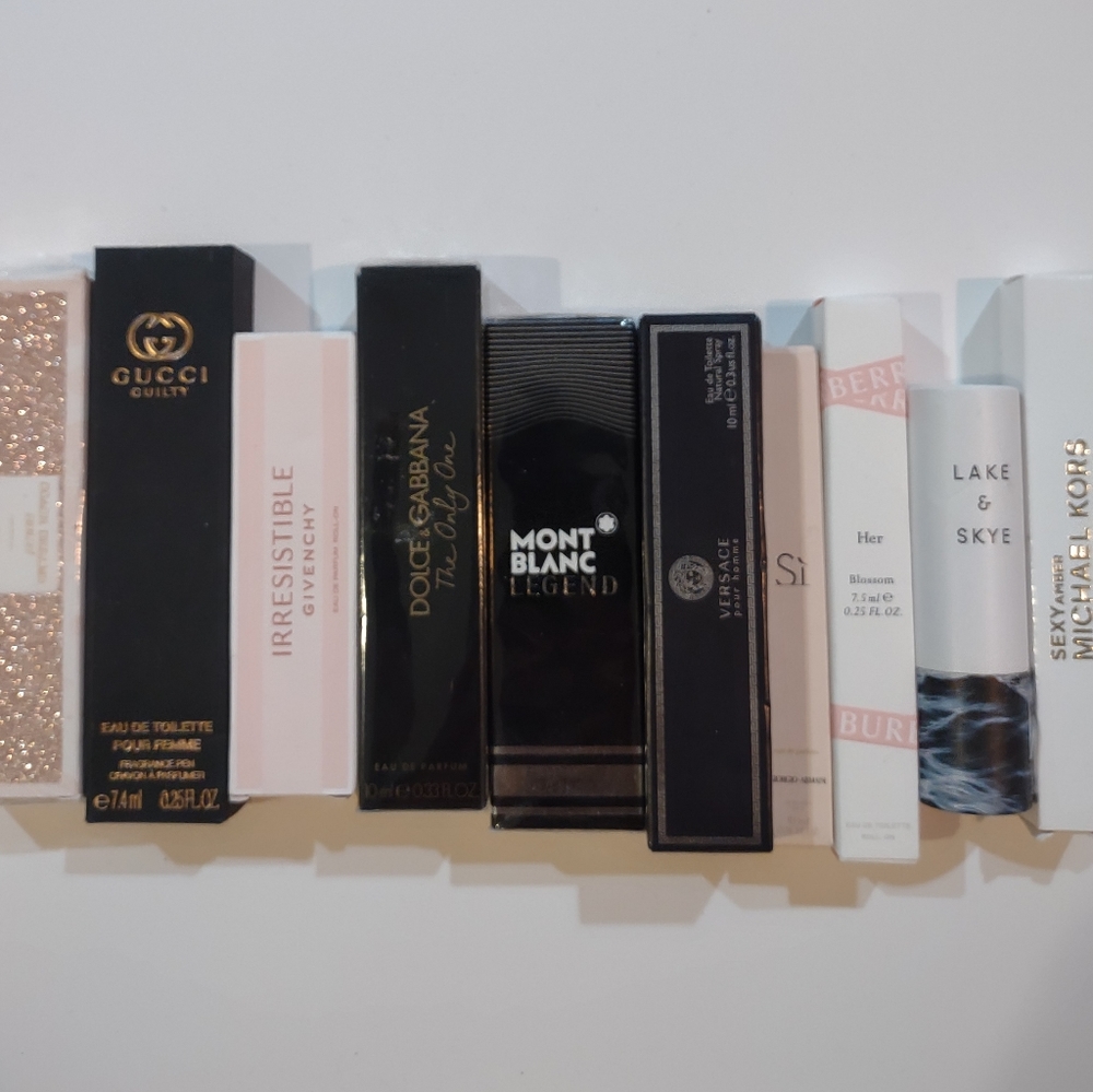 Perfume/Cologne Gucci,Coach,Givenchy,Mint Blanc,Versace, Dolce and Gabbana,